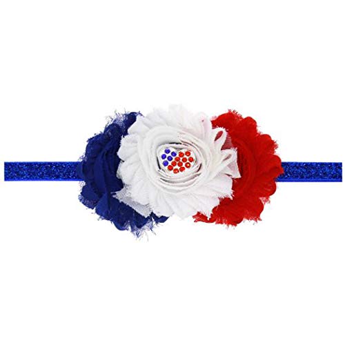 4th of July Baby Girl Headband Bow
