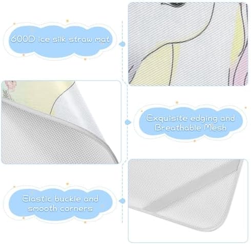 Dreamy Unicorns Cooling Baby Crib Mattress Pad 28x52