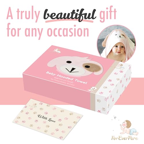 Premium Baby Towels with Hood - Ultra Soft Bamboo Viscose
