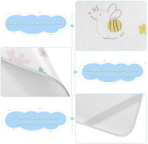 Cooling Baby Mattress Pad Protector 28x52 Waterproof