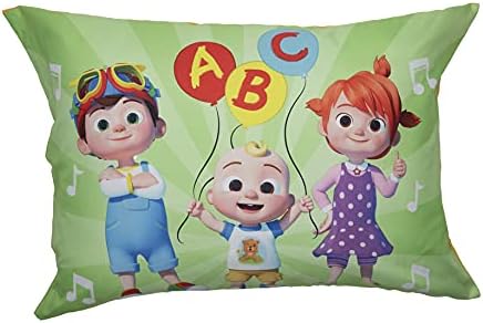 CoComelon Sheet Set with JJ and Friends White Green