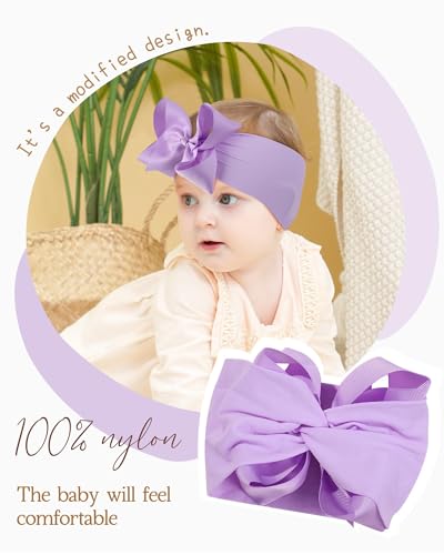 Doboi 20PCS Baby Bows Headbands with Ribbon Bow