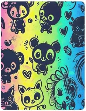 Wajiw Cute Animals Crib Sheets for Girls and Boys