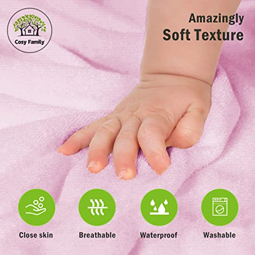 Cosy Family 3 Pack Baby Hooded Towels - Ultra Soft Bamboo Rayon