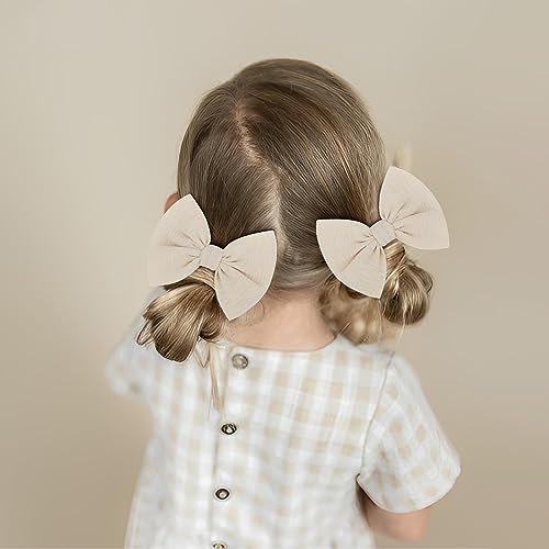 ONENINEDREAM Baby Girls Hair Bow Clips Set 6PCS