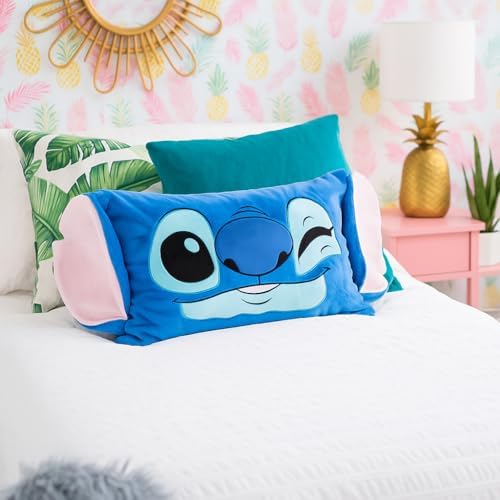 Jay Franco Body Pillow Cover - Lilo and Stitch Blue 20 x 30 Inches