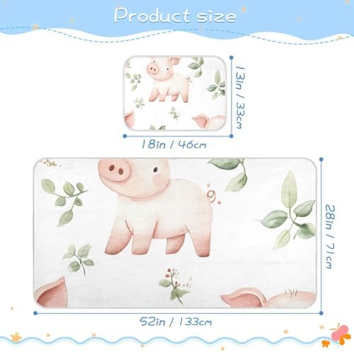 Cooling Baby Mattress Pad Protector 28x52in