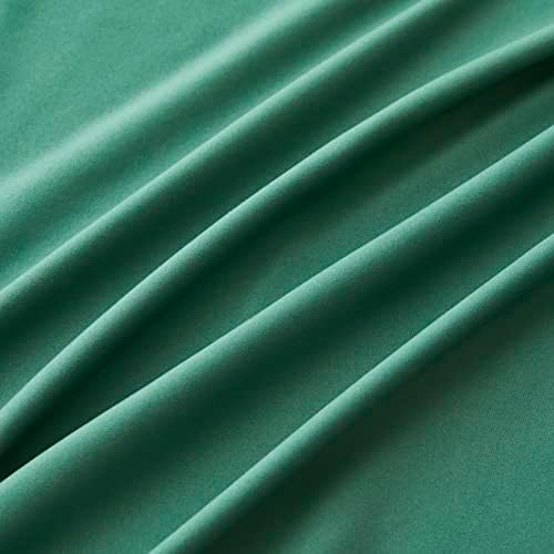Small Microfiber Pillow Cases - Dark Green Set of 2