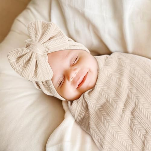 DRESHOW BQUBO Baby Swaddle Blankets 4PCS Set