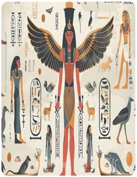 Wajiw Egyptian Figures Crib Sheets for Girls and Boys
