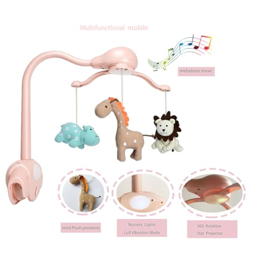 Cutie Pumpkin Baby Crib Mobile with Music Starlight