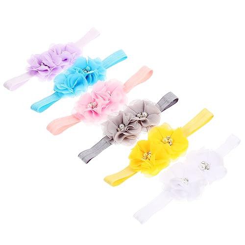 ERINGOGO 6Pcs Elastic Headbands for Baby and Kids