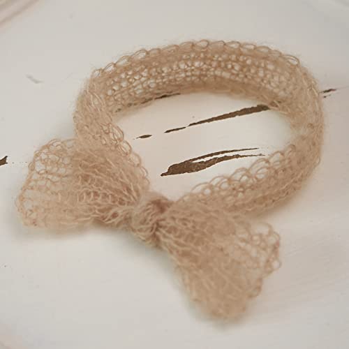 Zeroest Baby Bow Headband Mohair Headdress