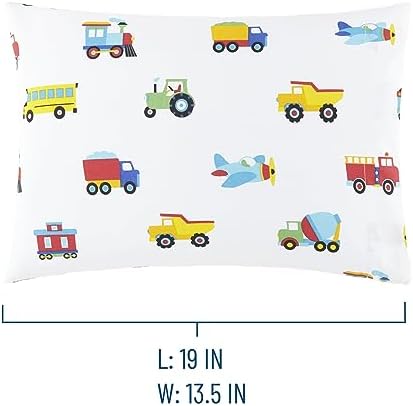 Wildkin Toddler Pillowcase - 100 Cotton Flannel and OEKO-TEX Certified