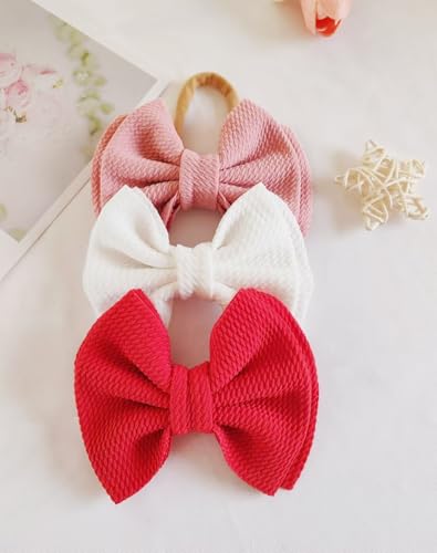 Hjiaruiky 5 Inch Baby Headbands with Big Bows for Girls