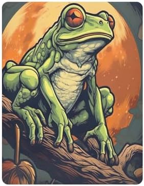 Wajiw Frog Crib Sheets for Soft Sleep