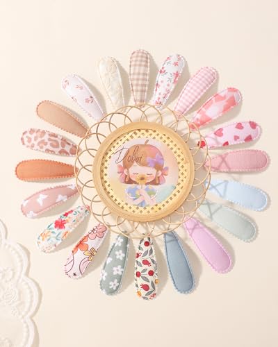 Doboi 20PCS Baby Bows Headbands with Ribbon Bow