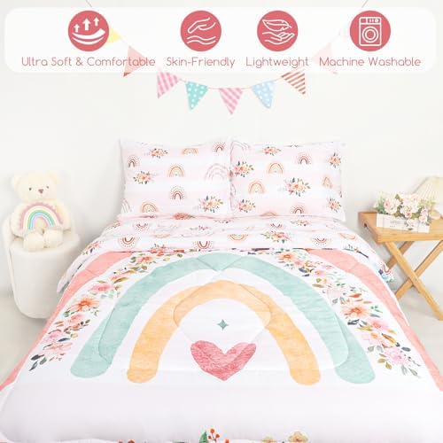 Pea Pod Toddler Bedding Set Twin Size for Girls