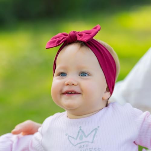 Babygiz Baby Girl Headband with Bow - Maroon
