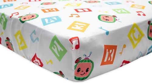 CoComelon Learning is Fun 4-Piece Toddler Bedding Set - Orange