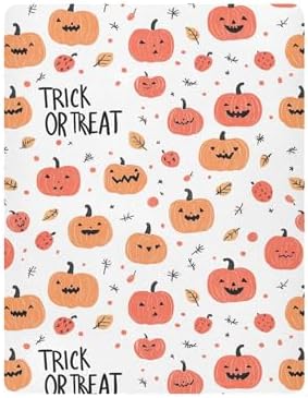 Qilmy Halloween Pattern Fitted Crib Sheet for Baby