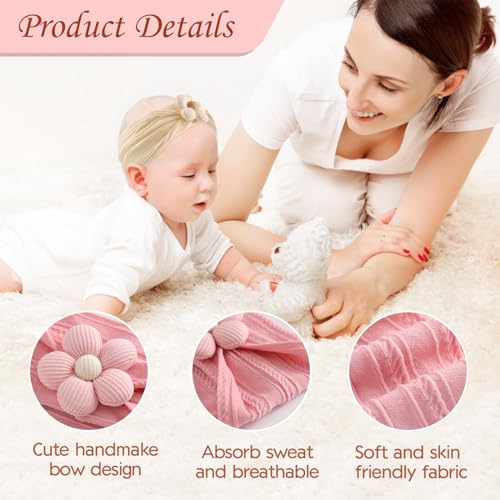 Seiolieliou Cute Flower Headbands Set for Baby Girls