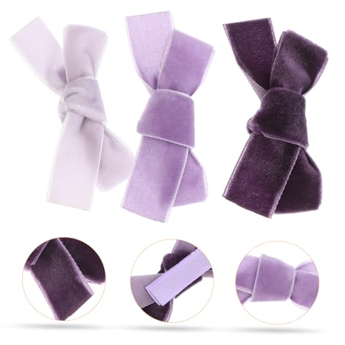 Healeved Girls Hair Clips 3 Pcs Bow Hairpin Set