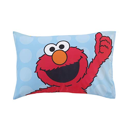Sesame Street Best Friends 4 Piece Toddler Bed Set - Blue Red Yellow Green