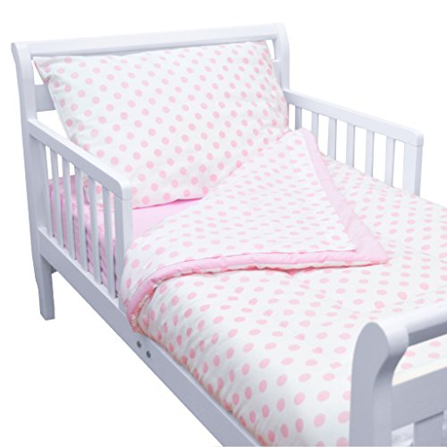 TL Care 100 Cotton Percale Toddler Bedding Set Pink