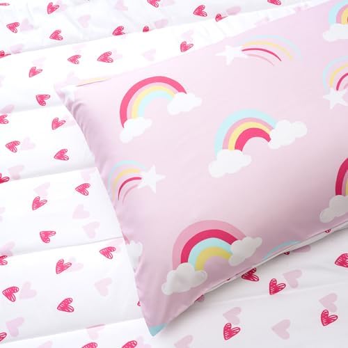 Davids Kids 4 Piece Toddler Bedding Set - Rainbow