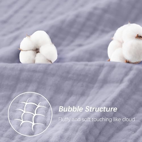 SWEET DOLPHIN 2 Pack Hooded Baby Bath Towels 32x32 Inch Grey