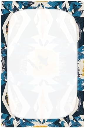 Wajiw Tribal Pattern Fitted Crib Sheet for Standard Size Mattress