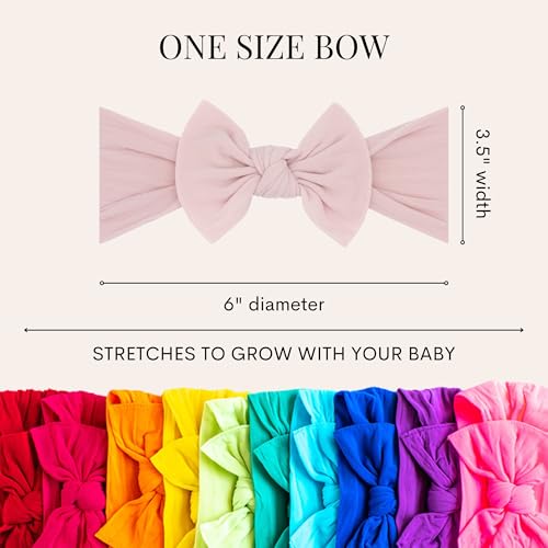 Baby Bling Bows - Classic Knot Headbands for Newborn to Little Girls