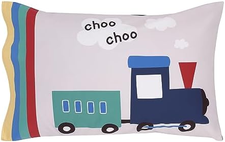 Everything Kids Choo Choo Train 4 Piece Toddler Bed Set