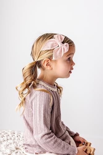 Little Poppy Co Handmade Claire Bow - Pale Pink