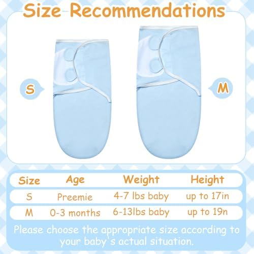 Ramede 6 Pack Preemie Swaddle Blankets with Hats 1