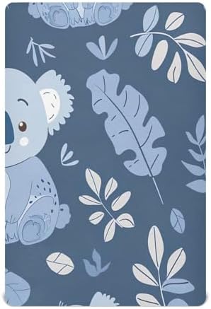 Wajiw Crib Sheets for Girls and Boys Soft Breathable Fitted Sheets