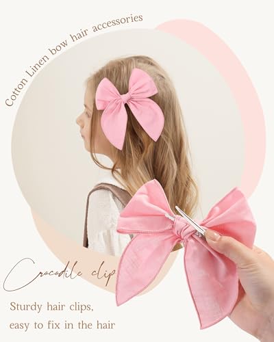 8 Pcs Doboil Baby Girls Hair Clips Bows 55 Inch