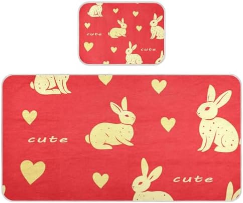 Cooling Rabbit Mattress Protector 28x52inch for Baby and Kids