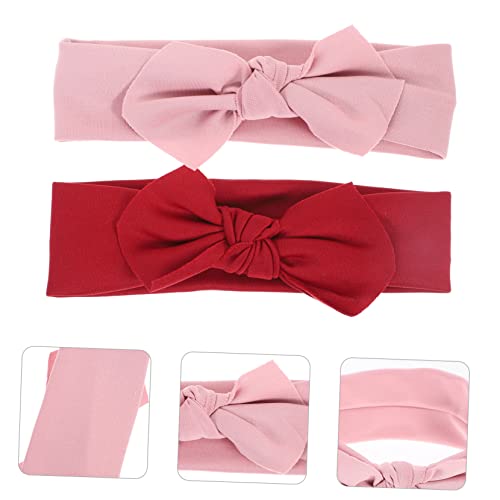 Hemoton Newborn Bow Headbands for Boys Girls
