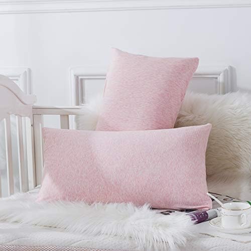 H HOUSEHOLD Toddler Pillowcases 2 Pack Pink Envelope Closure