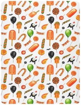 Qilmy Halloween Fitted Crib Sheet for Baby Soft Breathable 28x52in