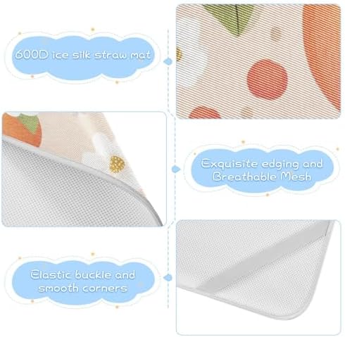 Cooling Baby Mattress Pad Protector 28x52 Reusable