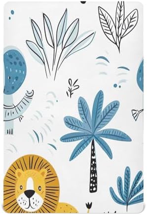 Wajiw Crib Sheets for Girls and Boys 28x52In