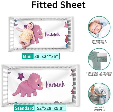 Duckbe Custom Toddler Bedding Set Purple Mermaid 3 Piece