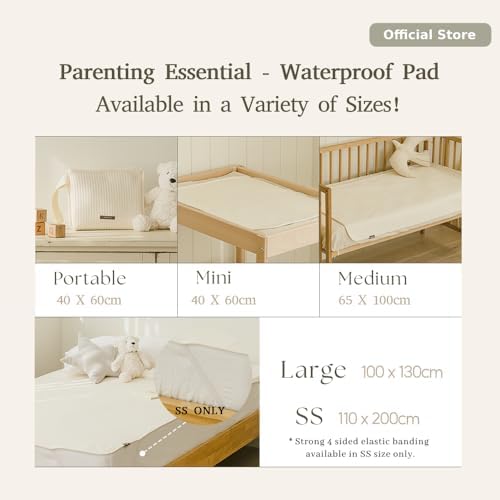 Malang Honey Nonslip Waterproof Baby Mattress Pad Korea Premium