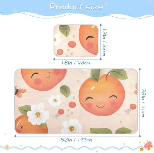 Cooling Baby Mattress Pad Protector 28x52 Reusable