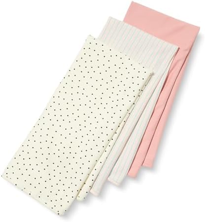 Amazon Essentials Baby Girls Swaddle Blankets Pack of 3