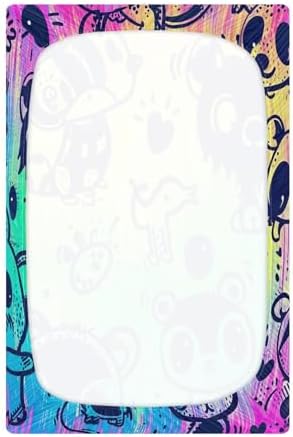 Wajiw Cute Animals Crib Sheet for Girls Boys