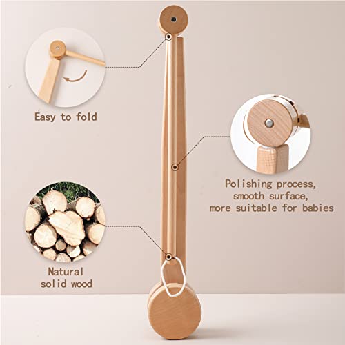 Baby Crib Mobile Holder Wooden Hanger
